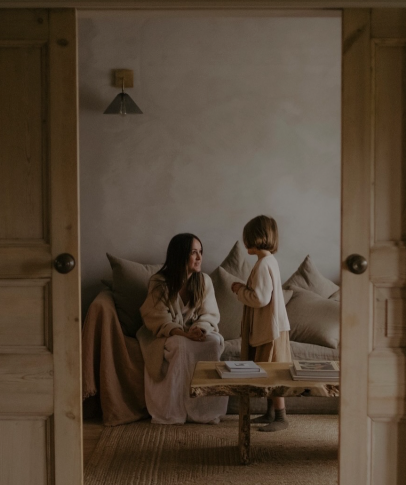 In her rhythm, conversations on slow living and conscious motherhood with Abi