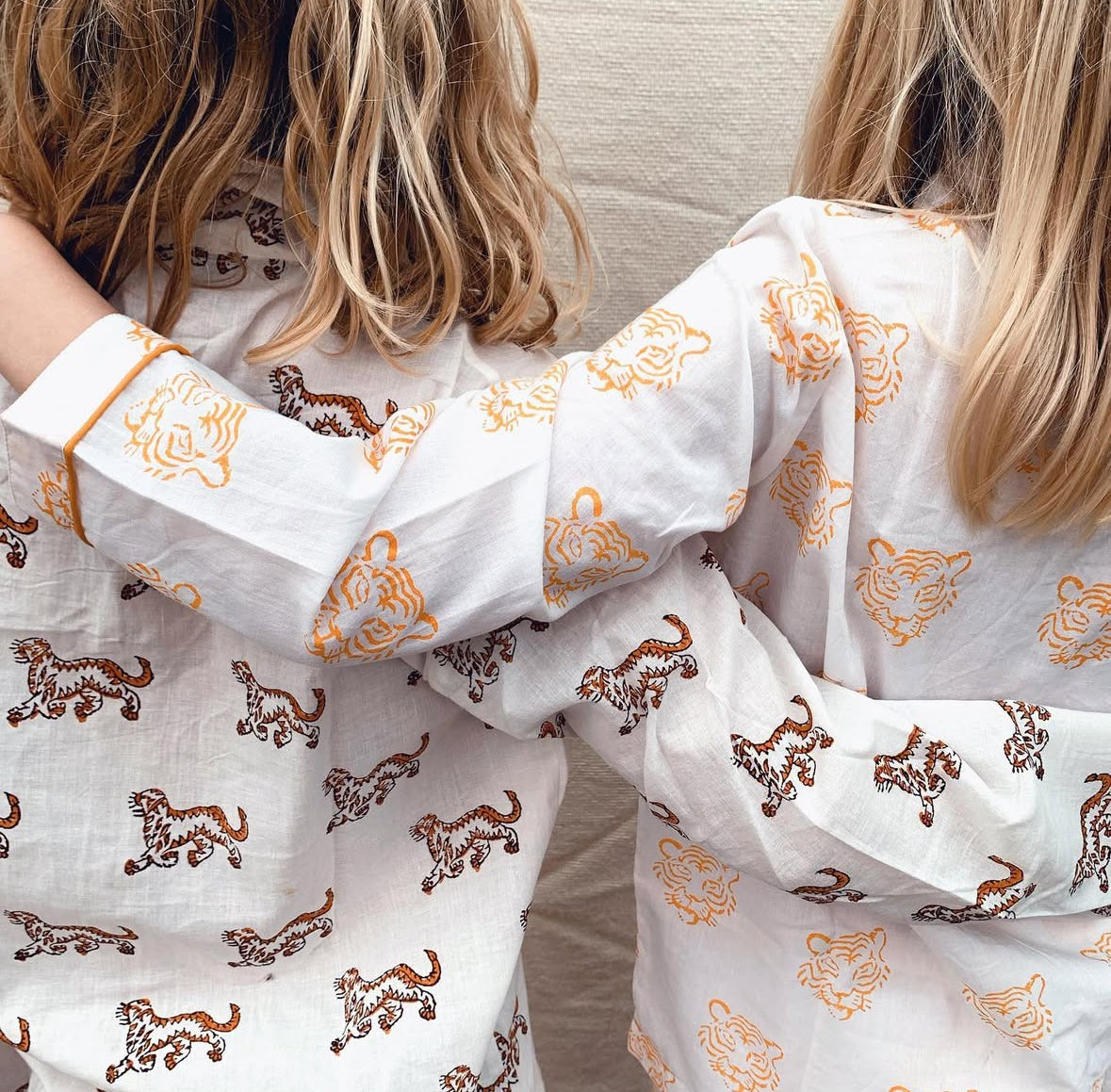 Kids block print pyjamas