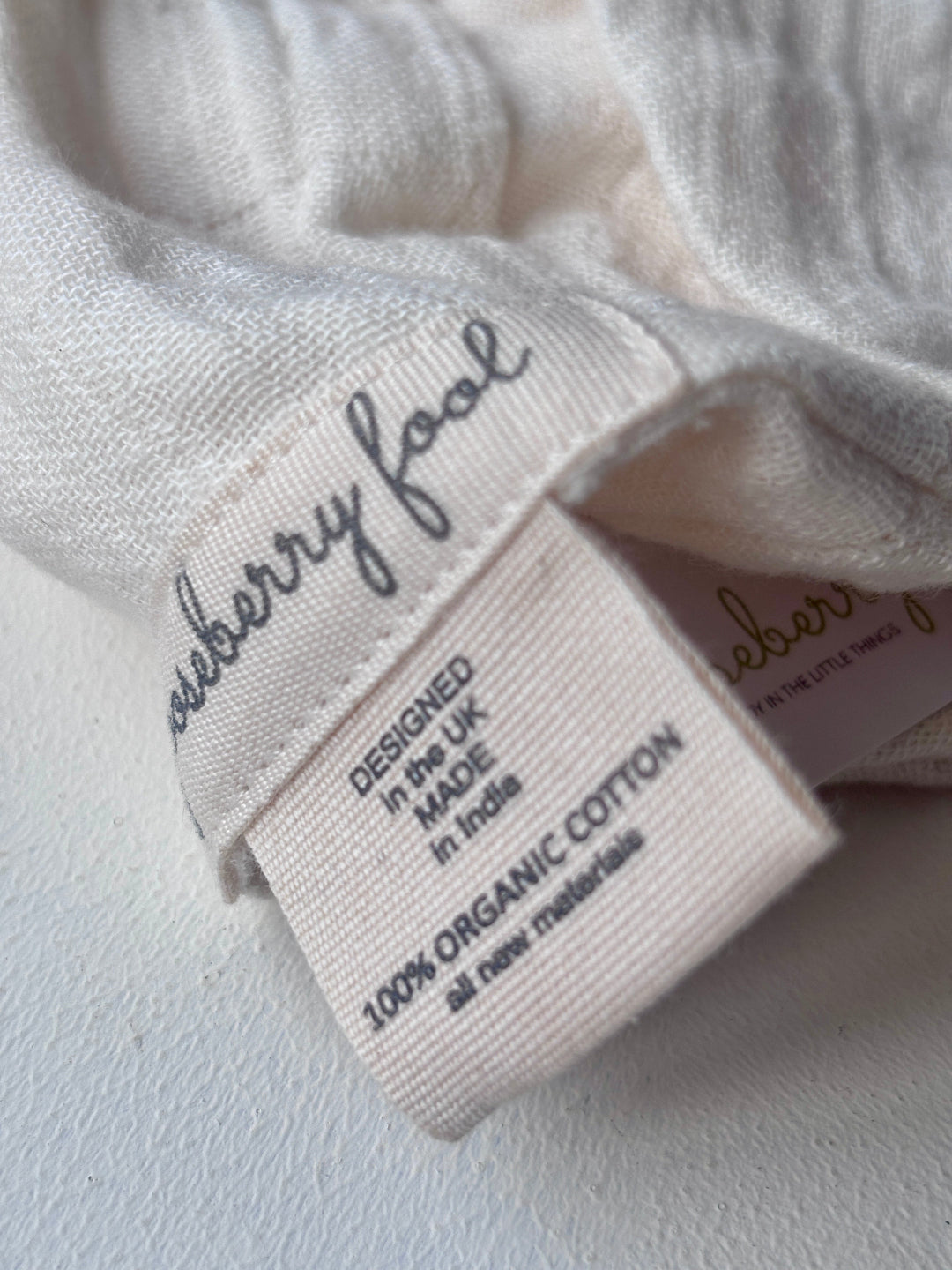 gooseberry fool bonnet label