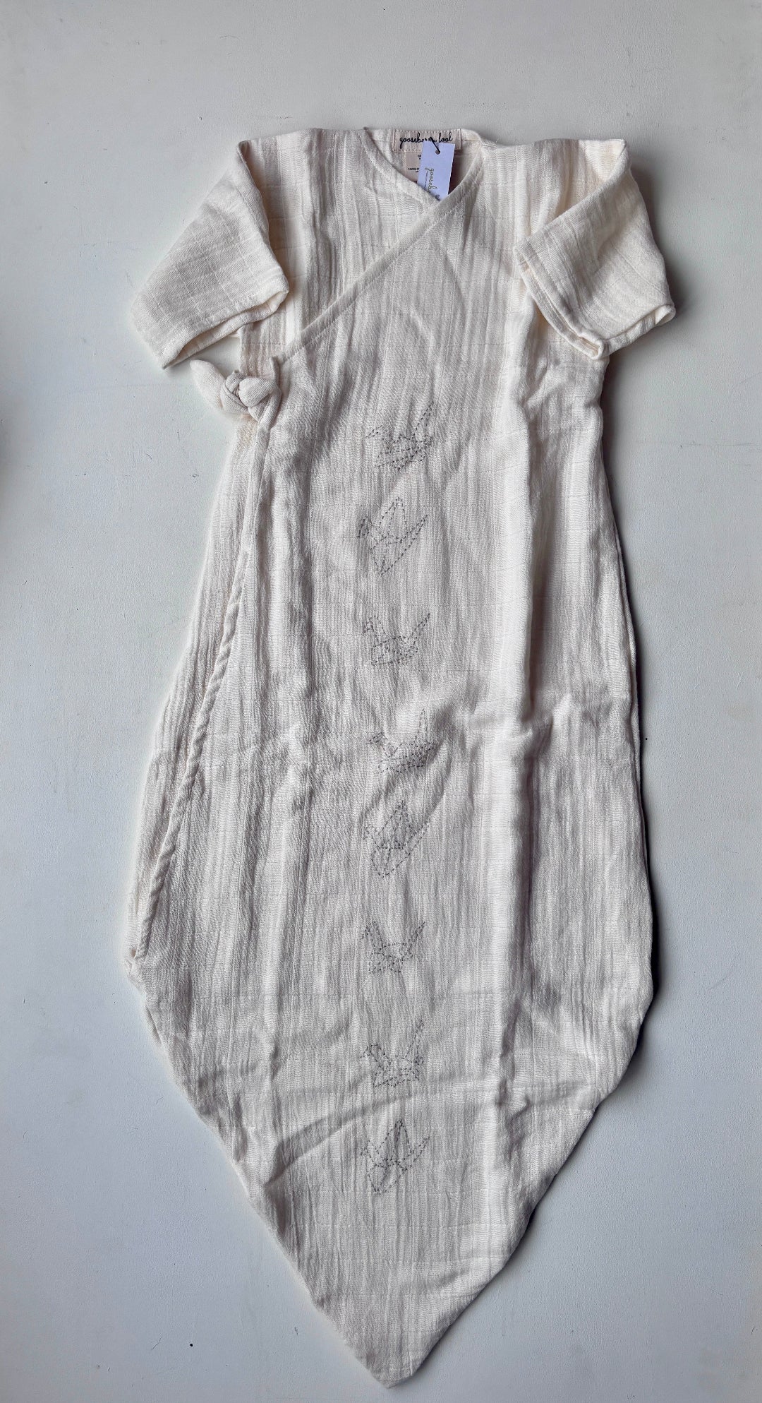 organic cotton muslin nightgown